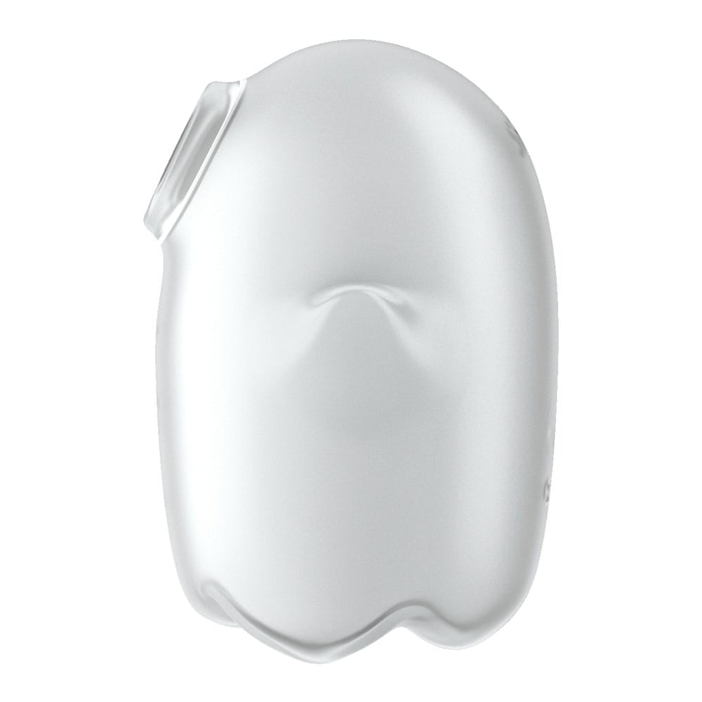 Satisfyer Glowing Ghost - White - Glow in Dark White USB Rechargeable Air Pulse Stimulator