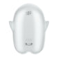 Satisfyer Glowing Ghost - White - Glow in Dark White USB Rechargeable Air Pulse Stimulator