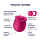 Satisfyer Pro 2 Classic Blossom - Red USB-C Rechargeable Air Pulse Rose Stimulator