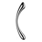 Satisfyer Cosmic Crest 1 - Chrome Steel 24 cm Dildo