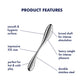 Satisfyer Star Force 3 - Chrome Steel 27 cm Dildo