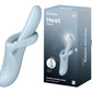 Satisfyer Heat Flex 4 - Blue - Blue USB Rechargeable Heating Vibrator
