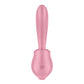 Satisfyer Tongue Genius - Pink USB Rechargeable Vibrator with Flicking Clit Stimulator