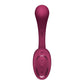 Satisfyer G For Goddess 2 - Wine Red - Wine Red 18.8 cm USB Rechargeable Vibrator with Clit Stim