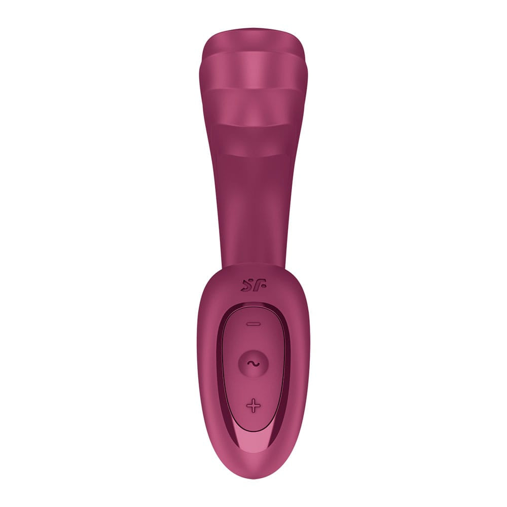 Satisfyer G For Goddess 3 - Wine Red - Wine Red 16 cm USB-C Rechargeable Vibrator with Clit Stim