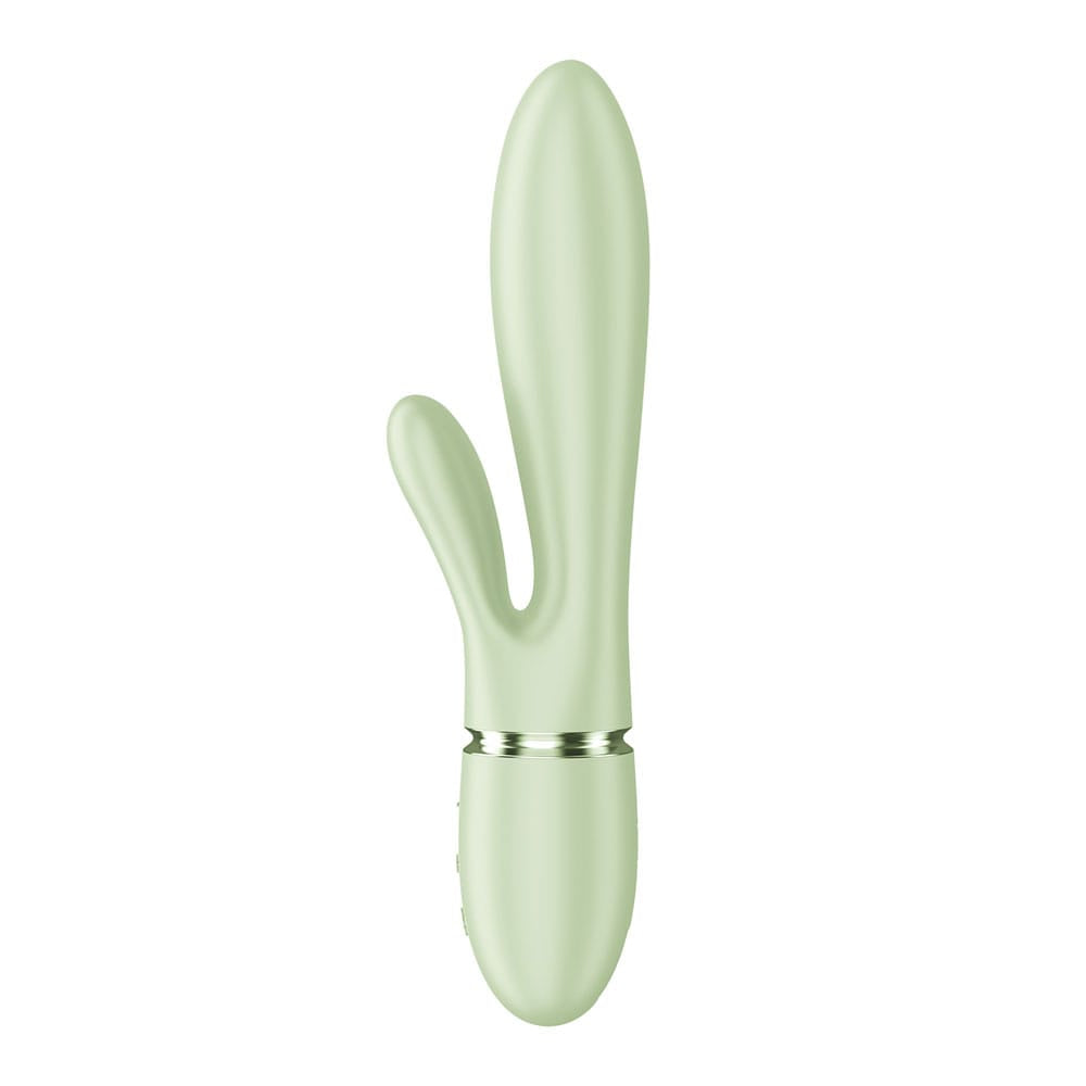 Satisfyer Pearl Bunny 2 - Light Green - Light Green 21.5 cm USB-C Rechargeable Rabbit Vibrator