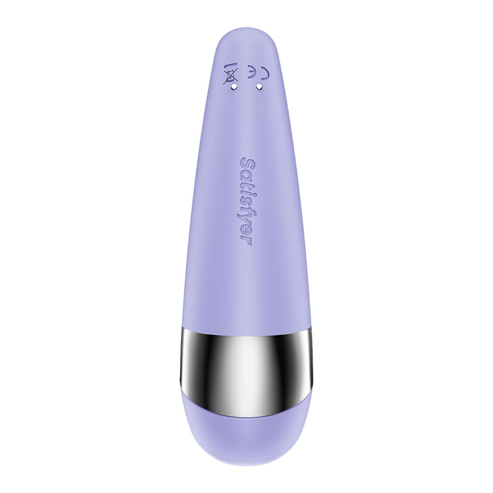 Satisfyer Pro 3+ Purple - Purple USB-Rechargeable Air Pulse Clitoral Stimulator with Vibration