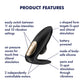 Satisfyer Pro 4 Couples - Battery Series - Black U-Shaped Couples Vibe with Air Pulsation