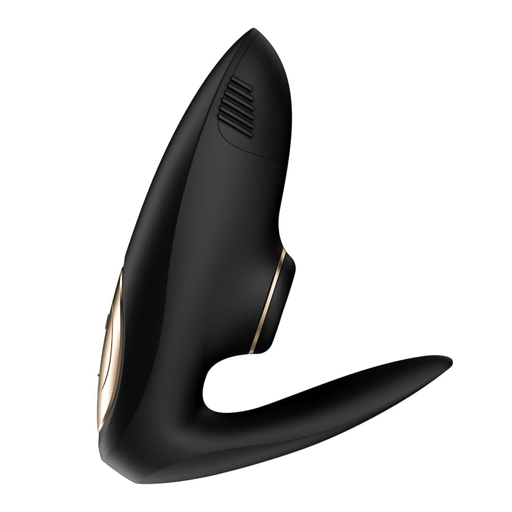Satisfyer Pro 4 Couples - Battery Series - Black U-Shaped Couples Vibe with Air Pulsation