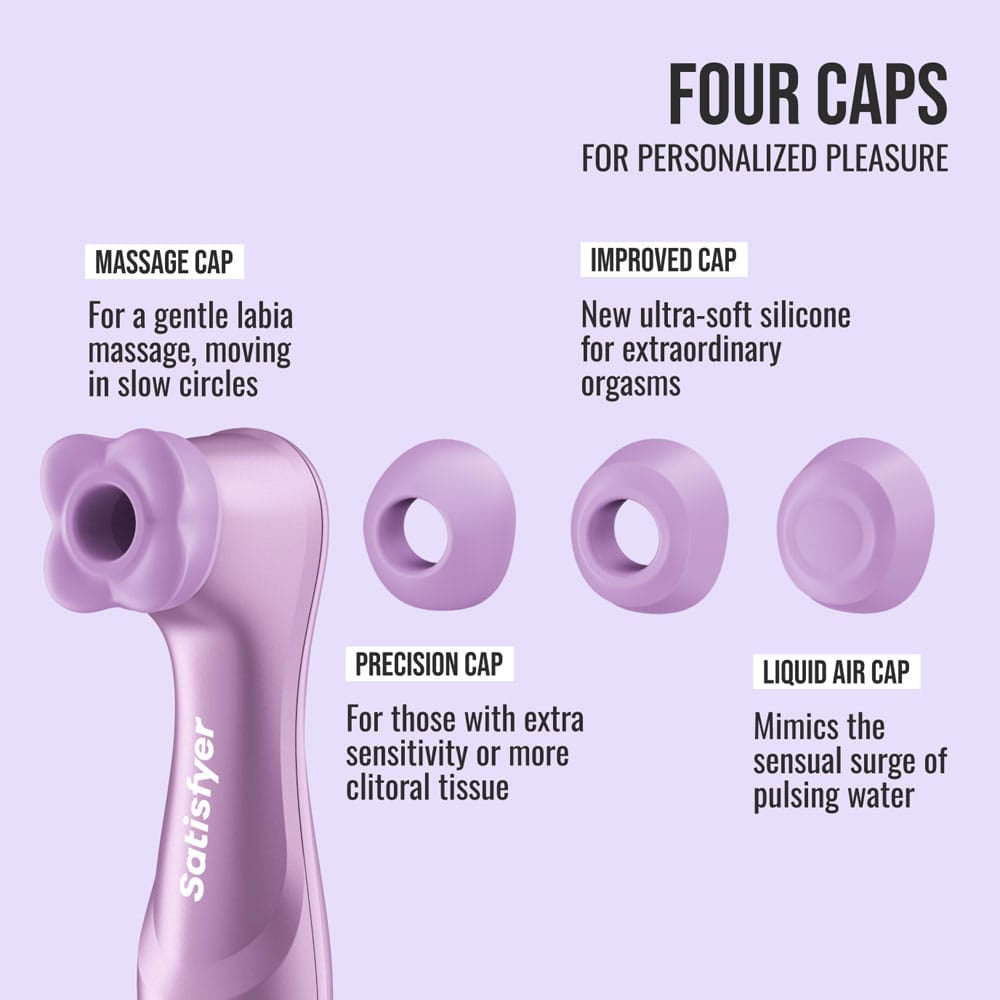 Satisfyer Pro 2 Generation 4 - Amethyst - Amethyst Touch-Free USB-C Rechargeable Clitoral Stimulator with App Control