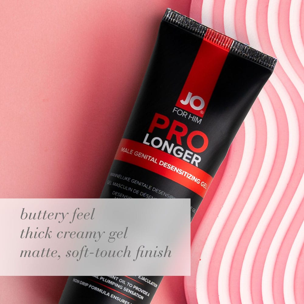 JO Prolonger Gel - 60 mL - Penis Desensitising Gel - 60 ml Tube