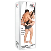 Adam & Eve Naughty Couples Door Swing - Black Swing