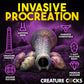 Creature Cocks Deep Invader - Multi-Coloured 22.9 cm Ovipositor Fantasy Dildo