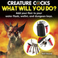 Creature Cocks Hell-Hound Keychain - Novelty Fantasy Dildo Keyring