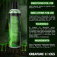Creature Slime by Creature Cocks - Green Slime - Green Water Based Lubricant - 237 ml Bottle