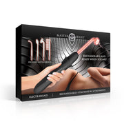Master Series Electrawand - Black Rechargeable E-Stim Violet Wand with Attachments