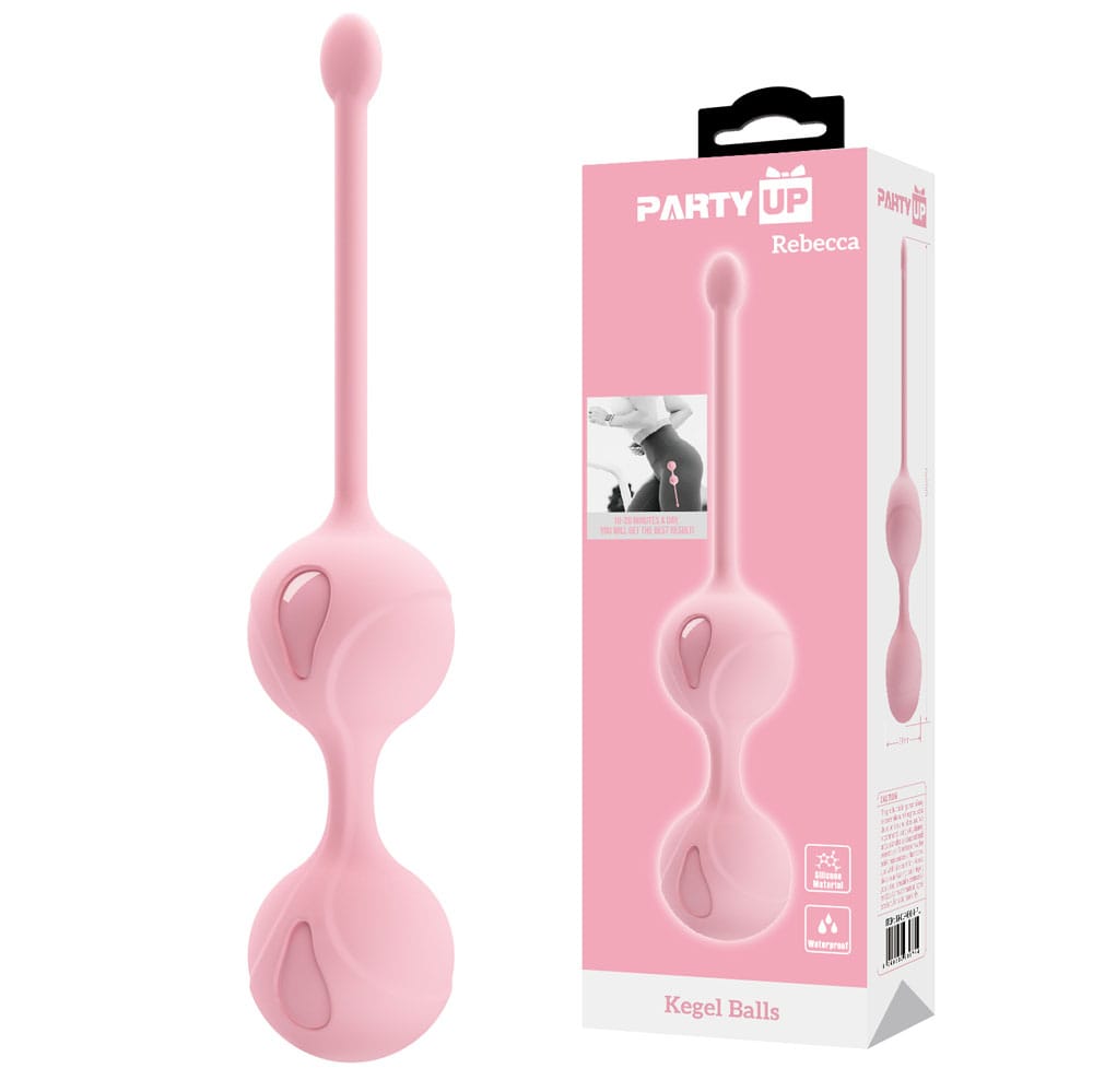 Party Up REBECCA Kegel Balls - Pink - Pink Kegel Balls
