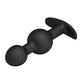 Party Up JAMES Anal Bead Plug - Black 10.4 cm Beaded Butt Plug