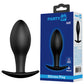 Party Up JEFF Silicone Plug - Black 8.5 cm Butt Plug