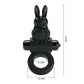 Party Up LEO Vibrating Cock Ring - Black Vibrating Cock Ring
