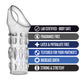 Performance Studded Sleeve Ring - Clear - Clear Penis Sleeve