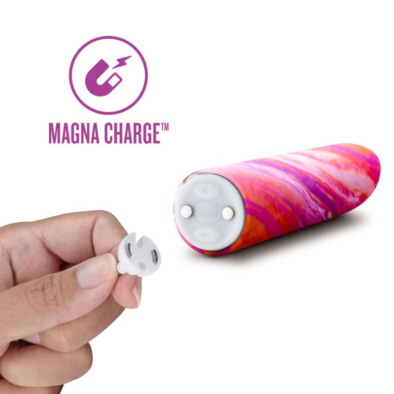 Limited Addiction Fiery - Power Vibe - Coral 10.2 cm USB Rechargeable Bullet