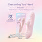 Play With Me - Fairy Flutter - Pink 19.7 cm USB Rechargeable Rabbit Vibrator