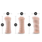 M For Men 3-Pack Self-Lubricating Vibrating Strokers - Flesh Vibrating Strokers - 3 Pack