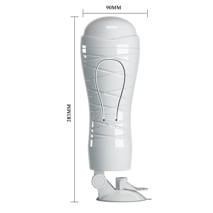 CRAZY BULL Flora Stroker - Flesh Squeezable Vagina Stroker with Suction Base