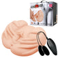 CRAZY BULL Vibrating Spread Torso - Flesh Vibrating Spread Torso Masturbator