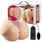 CRAZY BULL EMILIA Vibrating Torso - Flesh Vibrating Torso Masturbator