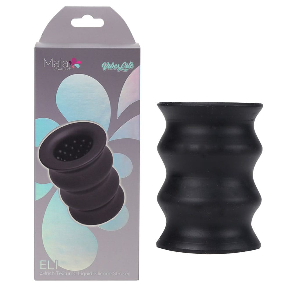 Maia ELI - Black 10 cm Stroker Sleeve