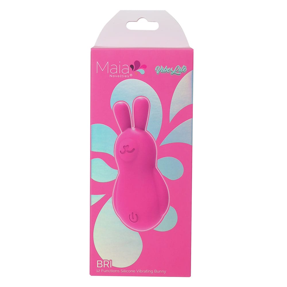 Maia BRI - Pink - Pink 9 cm USB Rechargeable Vibrating Bunny Bullet