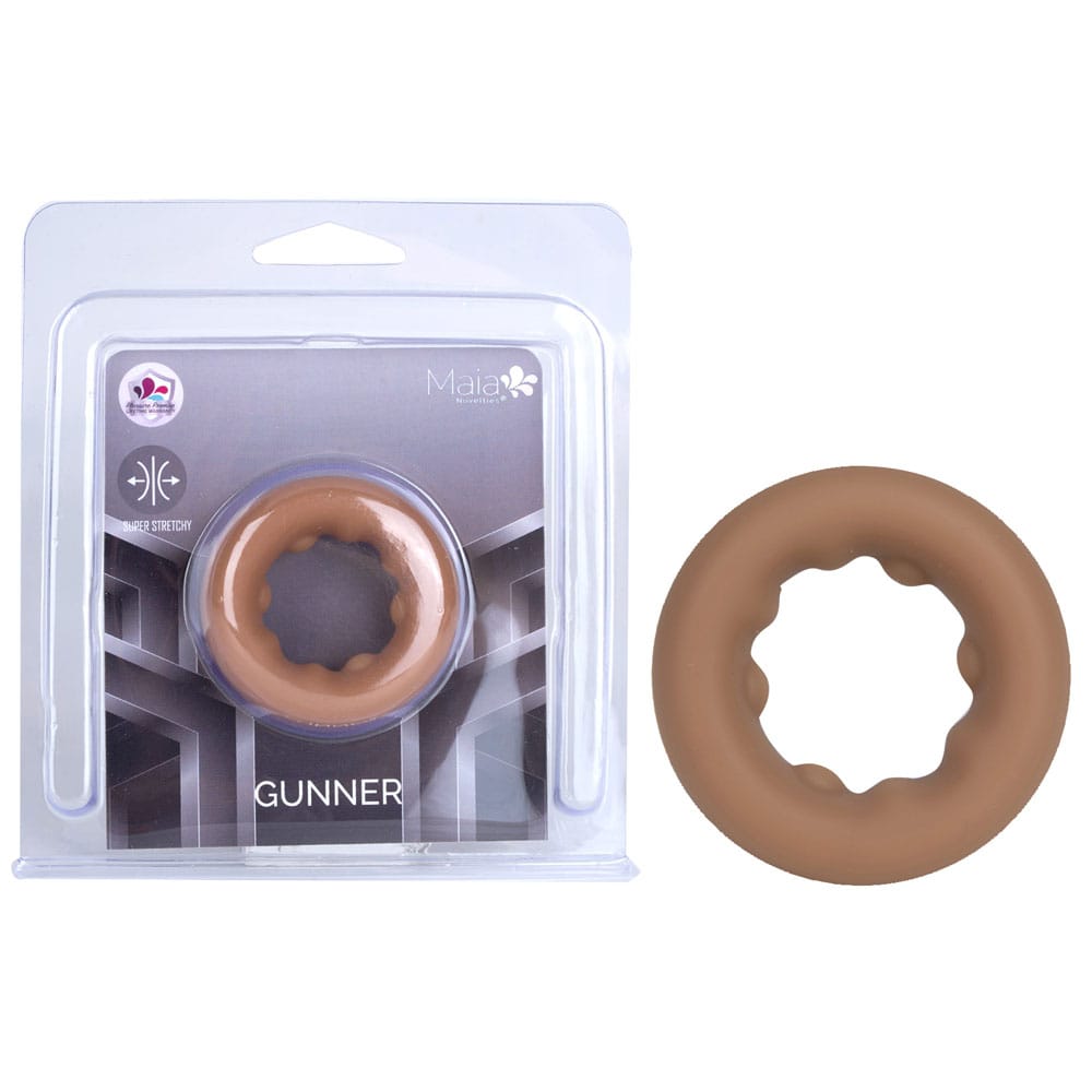 Maia GUNNER - Caramel - Tan Brown Cock Ring