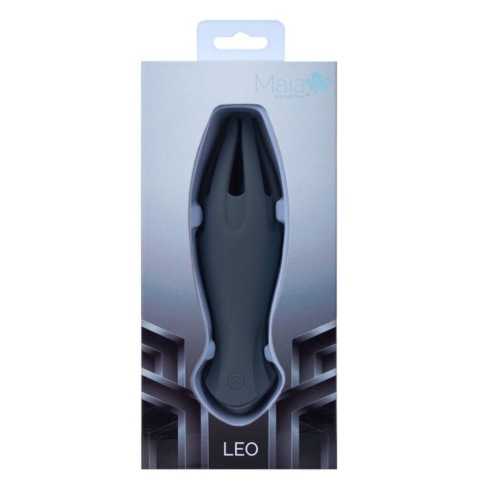 Maia LEO - Grey - Grey USB Rechargeable Penis Head Tickler