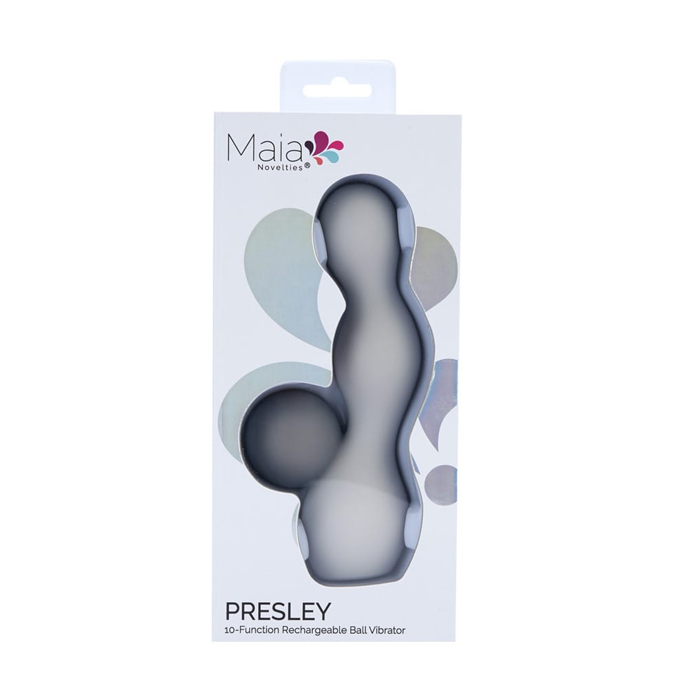 Maia PRESLEY - Grey 15.2 cm USB Rechargeable Rabbit Vibrator