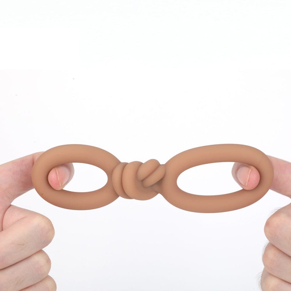 Maia COOPER - Caramel - Caramel Cock & Balls Rings
