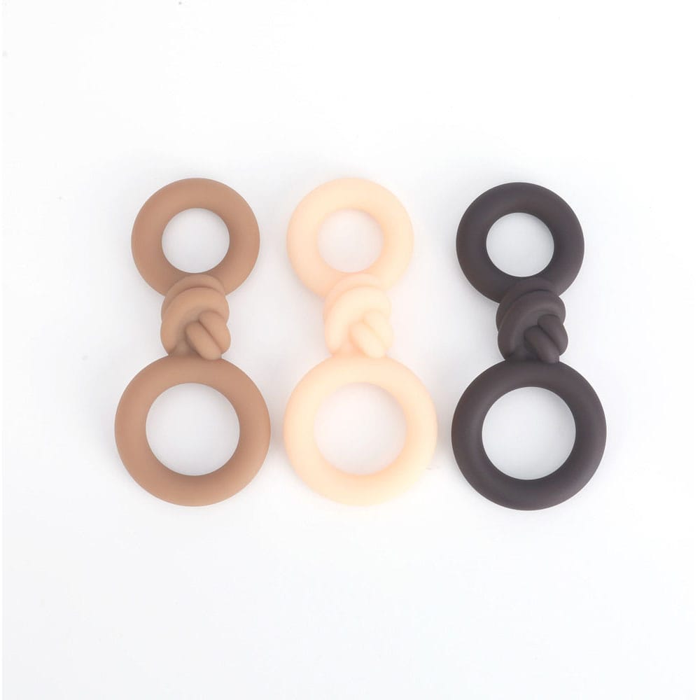 Maia COOPER - Caramel - Caramel Cock & Balls Rings