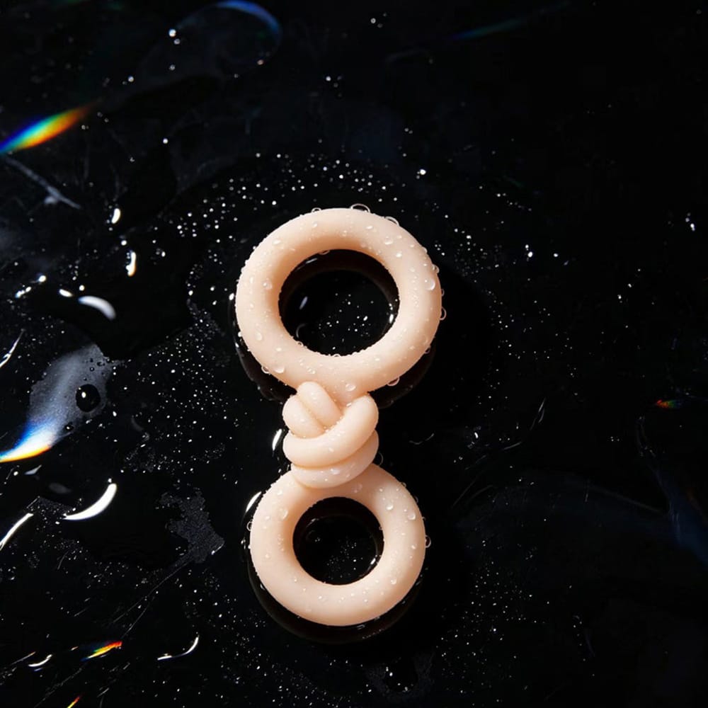 Maia COOPER - Vanilla - Flesh Cock & Balls Rings