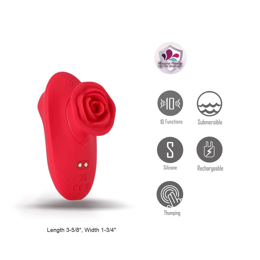Maia SOLA - Red USB Rechargeable Thumping Finger Stimulator