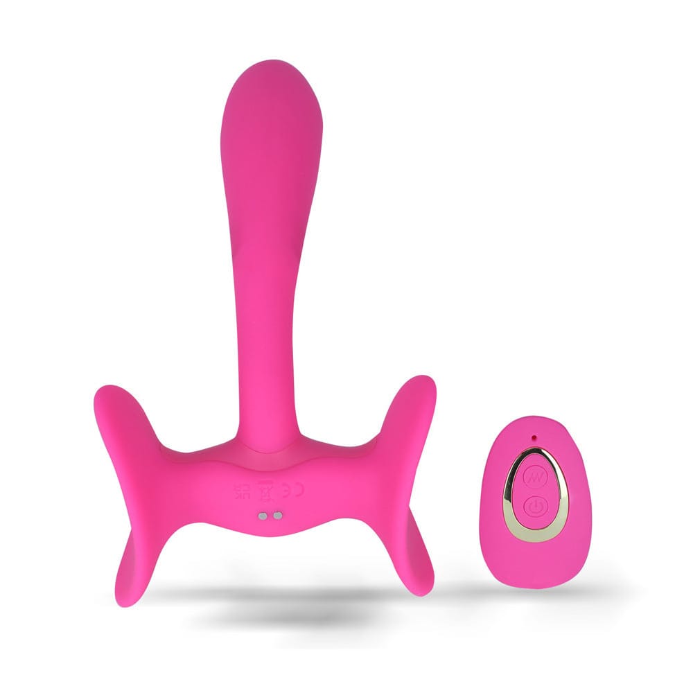 Maia PAISLEE - Pink 16.5 cm USB Rechargeable Thigh Hold Vibrator with Wireless Remote