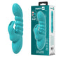 Party Up BRYNLYN - Teal - Teal 18.2 cm USB Rechargeable Rabbit Vibrator