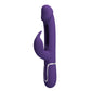 Party Up DAVID Swinging Vibe - Purple - Purple 23.2 cm USB Rechargeable Rabbit Vibrator with Flicking Arm