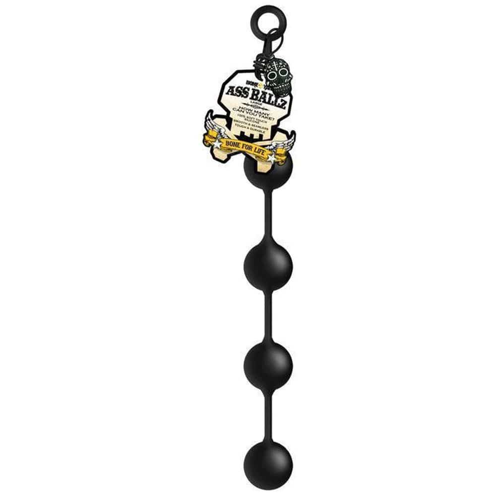 Boneyard Ass Ballz L - Black 46 cm Large Anal Balls