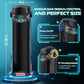 CyberSkin The Titan - Black USB Rechargeable Thrusting & Vibrating Auto Masturbator with Heater