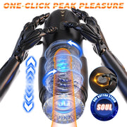 CyberSkin The Galaxy Voy - USB Rechargeable Thrusting & Rotating Auto Masturbator with Heater
