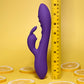 Evolved WAVY RABBIT - Purple 20.6 cm USB Rechargeable Rabbit Vibrator