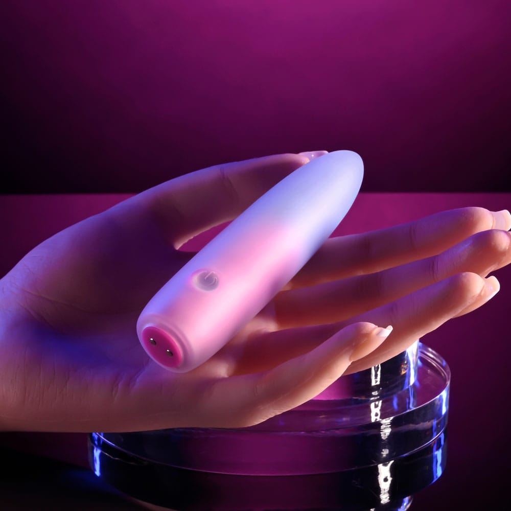 Evolved PARADISE BULLET - Pink/Purple 10.2 cm USB Rechargeable Bullet