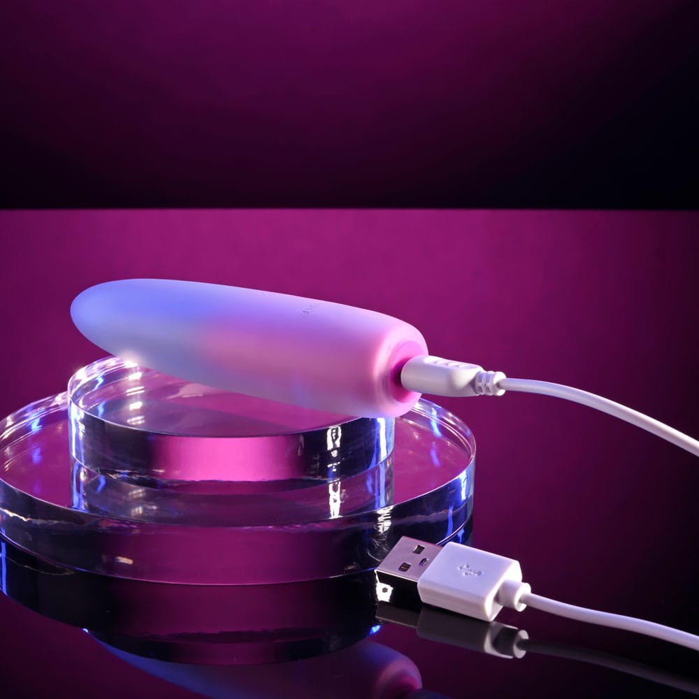Evolved PARADISE BULLET - Pink/Purple 10.2 cm USB Rechargeable Bullet