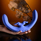 Evolved LOVEBIRDS - Purple 20.8 cm USB Rechargeable Double-Ended Rabbit Vibrator with Remote